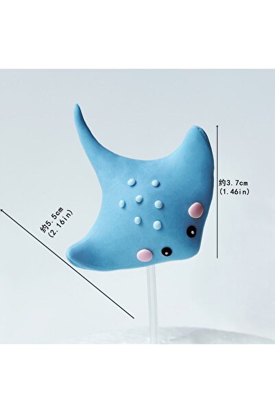 Choice1 1pcs Under the Sea Cake Decor ean Animal Cake Topper Children Girl Co...