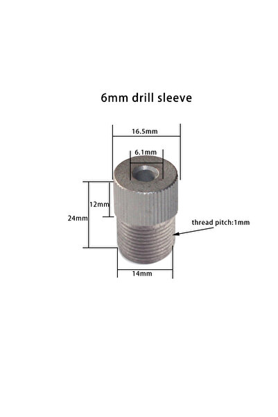 Choice5 ملحقات مثقب الخشب 6 مم، رؤوس مثقاب من 3 مم إلى 15 مم، غلاف لتثبيت الم...