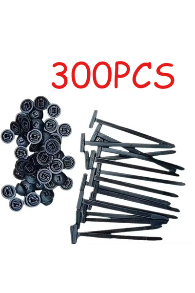 Choice4 300 قطعة من الأشرطة البلاستيكية، مشبك نايلون عالمي، مشبك ربط الكابلات...