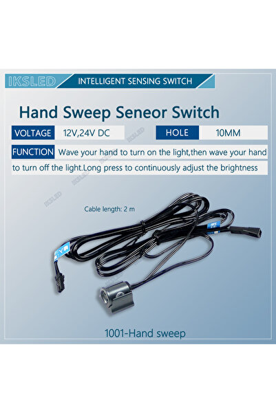 choice2 مفتاح استشعار إضاءة خزانة الملابس الذكي يعمل باللمس، 12 فولت/24 فولت ...