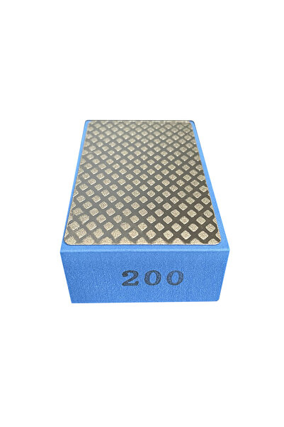 choice2 وسادات تلميع يدوية ماسية زرقاء شبكية 200، 60/100/200/400#، للبلاط وال...