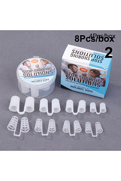 Choice1 2 4/8 قطع موسعات أنف سيليكون مضادة للشخير، مساعدة على انقطاع النفس، م...