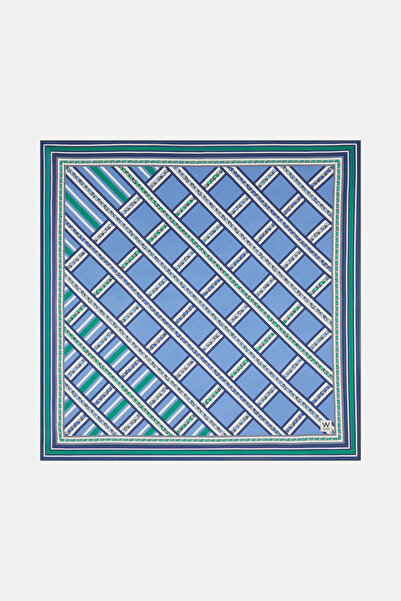 W Collection Patterned Silk Gavroş