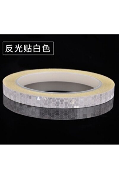 choice2 WHITE 1cm*8m Bike Stickers Reflective Tape Fluorescent MTB Bike Bicyc...