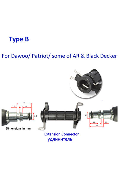 Choice Type B Pressure Washer Hose Pipe Tube Extension Connector Adapter for ...