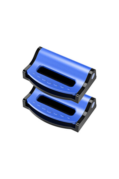 choice2 Blue 2Pcs Car Safety Seat Belt Buckle Clip Anti-Slip Seatbelt Stopper...