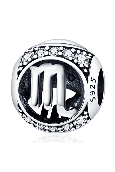 Choice10 سوار سكوربيو بانداش أصلي من الفضة عيار 925، مزين بـ 12 خرزة دائرية، ...