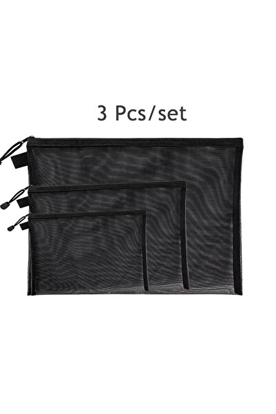 choice2 3 قطع من حافظات الملفات السوداء الصغيرة والمتوسطة الحجم (3 قطع) مقاس ...