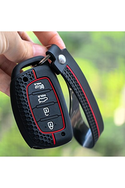 Choice7 سلسلة مفاتيح سيليكون من النوع B لسيارات هيونداي IX35 جراند، I10 إلنتر...