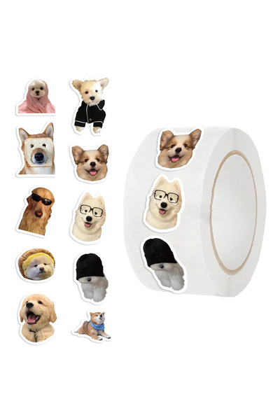 Choice10 ملصقات جرافيتي كرتونية لطيفة على شكل كلب ميمي، مقاس 1 بوصة، 500 قطعة...