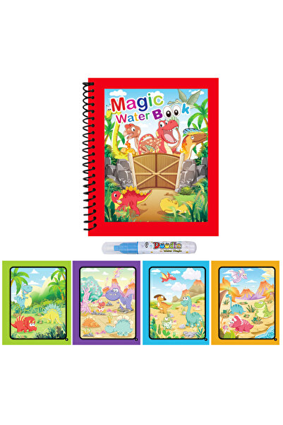 Choice5 2 Reusable Water Drawing Book with Refillable Water Pen Magic Water G...