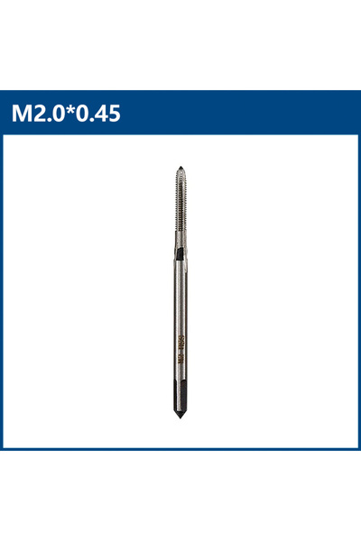 Choice10 M2.0x0.4 CMCP Metric Tap 1pc HSS 6542 Thread Tap Mini Tap Drill Bit ...
