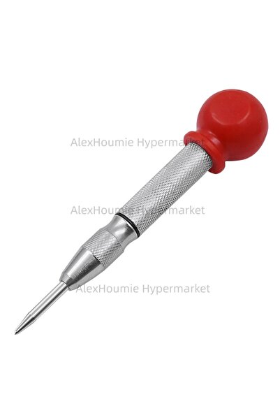 Choice4 130mm Silver Automatic Spring-type Center Punch Lator Glass Striker W...
