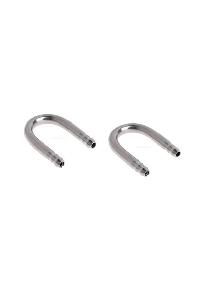 Choice3 2pcs U Shaped Stainless Steel Tube Hardware Brackets CO2 Connector fo...