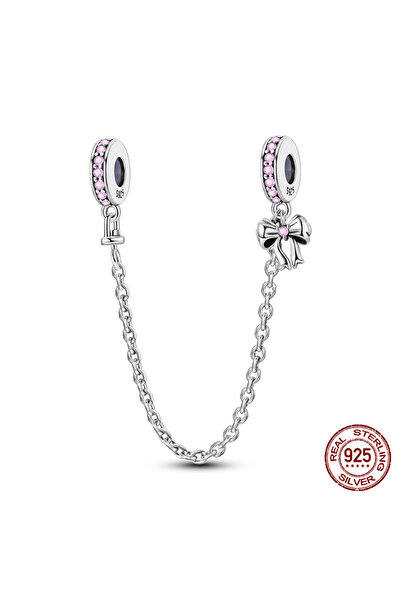 Choice34 KJC1224 Original 100% 925 Sterling Silver Star Moon Safety Chain Fit...