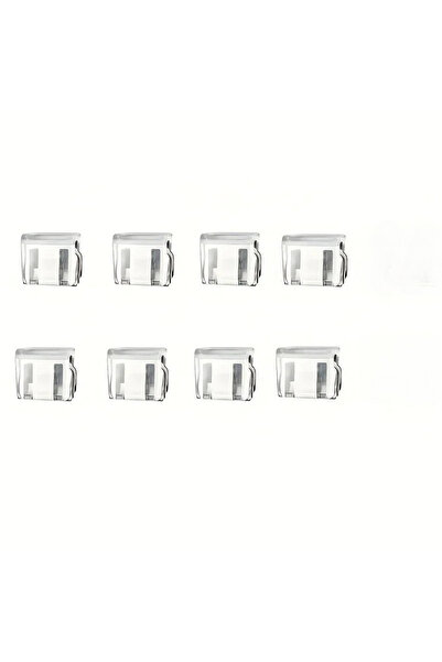 Choice1 8 قطع من مشابك تقصير الساق غير المرئية (2/4/6 قطع)، مشابك حافة البنطا...