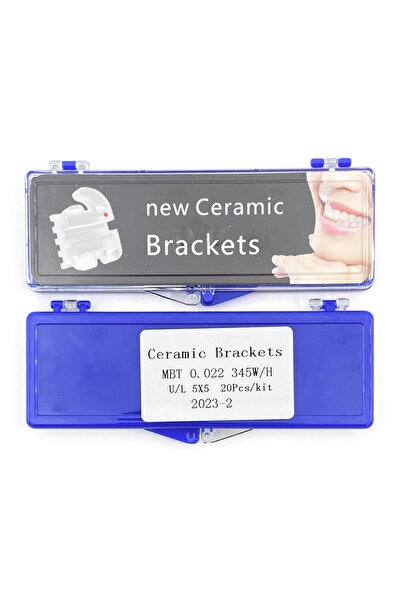 choice2 A110-MBT 022 20 قطعة/طقم أقواس تقويم أسنان سيراميكية أحادية الكتلة من...