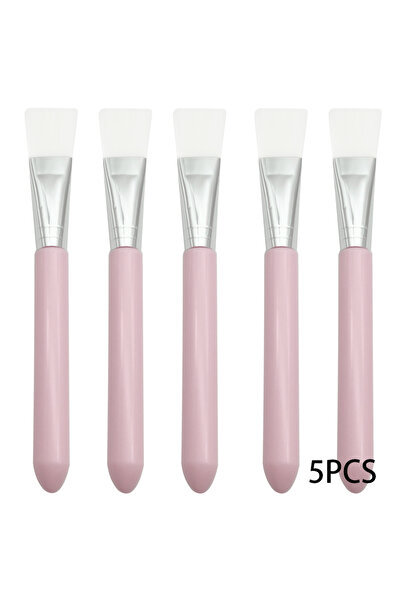 Choice4 فرشاة قناع الوجه الوردية، 5 قطع، 3/5/15 قطعة، فرشاة شفافة لوضع قناع ا...