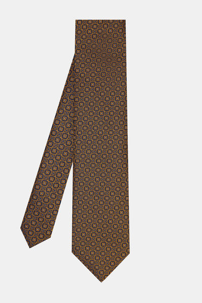 W Collection Geometric Patterned Tie