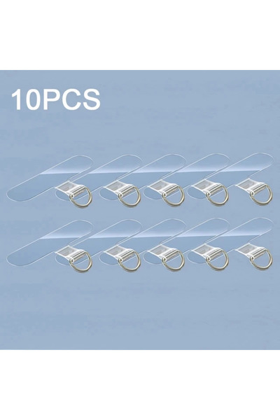 Choice4 10 قطع من مادة TPU، 10-1 قطعة من حلقات ربط حبل الهاتف الشفافة، لحبل ا...