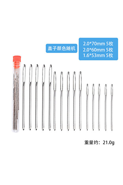 Choice3 15PCS 9/12/15/20PCS Transparent Tube Packed Large Eye Needles Cross S...