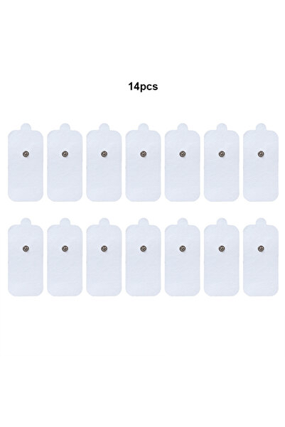 Choice4 14 قطعة من وسادات الأقطاب الكهربائية ذاتية اللصق، مقاس 5 × 10 سم، مصن...