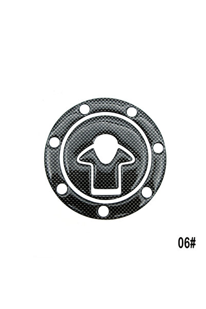 Choice6 06 Carbon Fiber Fuel Gas Oil Cap Tank Pad Tankpad Protector Sticker F...