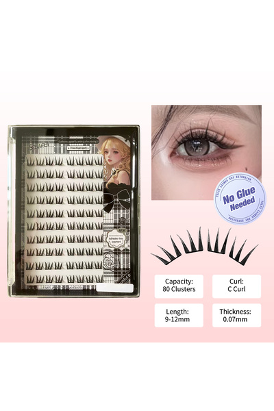 Choice4 C 10Rows-XMY رموش سهلة التركيب، شرائط خفيفة الوزن للغاية وخالية من ال...