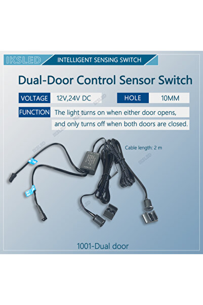 Choice4 1001- خزانة ملابس ببابين تعمل بجهد 12 فولت/24 فولت تيار مستمر، مزودة ...