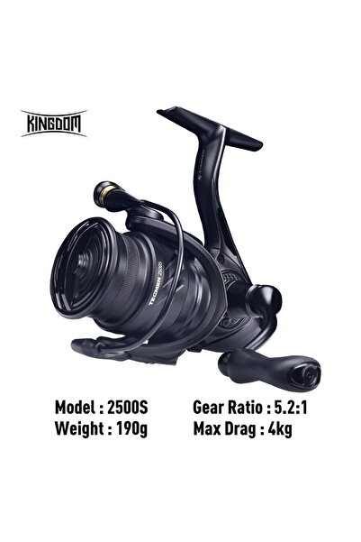 Choice1 بكرة صيد دوارة KINGDOM 2500S من Kingdom Tegmen، بنسب تروس 5.2:1 و 6.2...