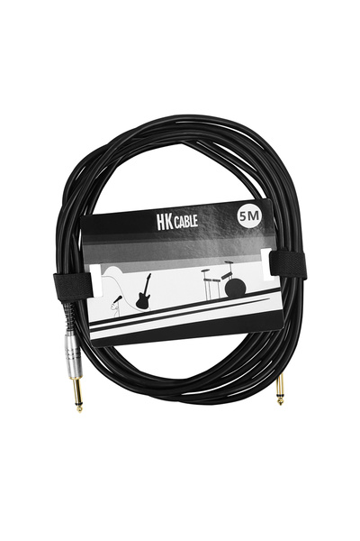 Choice22 كابل جيتار IRIN ذهبي الرأس بطول 5 أمتار، سلك توصيل بمقبس خطي، كابل ت...