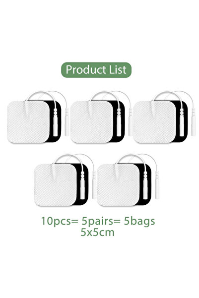 choice2 ١٠ قطع ٥×٥ سم، ١٠/٢٠/٥٠/١٠٠ قطعة من وسادات الأقطاب الكهربائية ٤×٤ سم/...