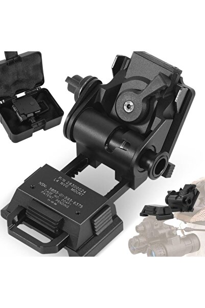 Choice1 حامل نظارات الرؤية الليلية BOOIU NVG أسود اللون، متوافق مع نظارات الر...