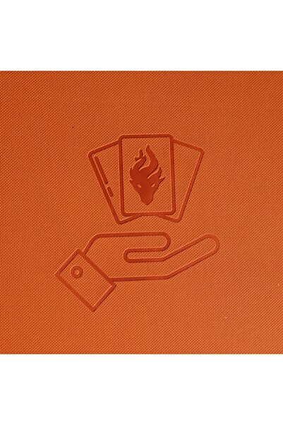 Choice1 مجلد بطاقات تداول أورانج رينج بسحاب، 12 كيسًا، يتسع لـ 480 بطاقة، مزو...