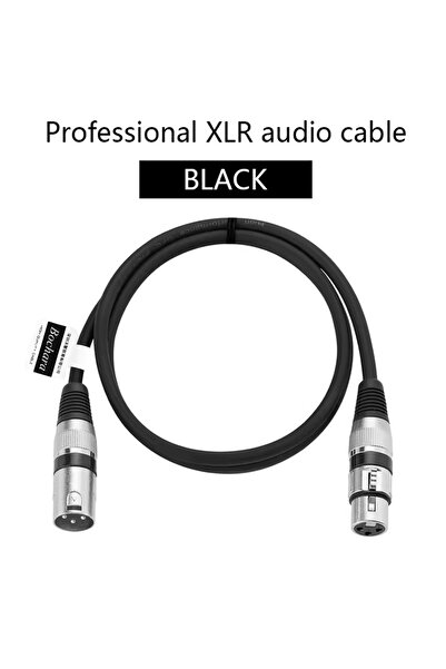 Choice26 1.5m Black XLR Male to XLR Female Cable Professional Microphone Exte...