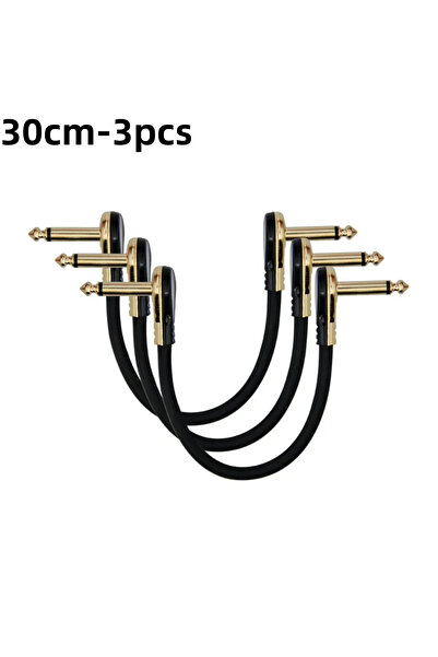 choice2 30cm-3pcs Miwayer 3/6PCS Guitar Patch Cables 1/4 Guitar Effect Pedals...