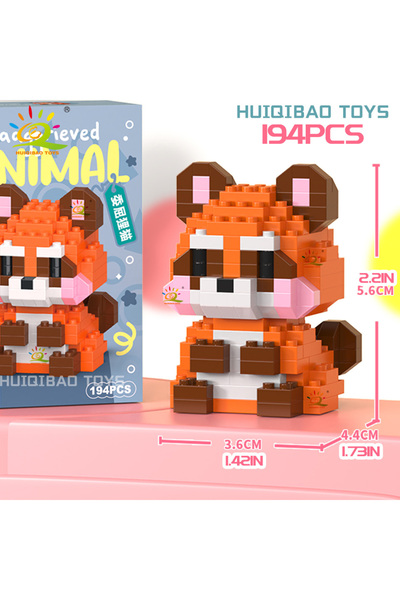 Choice12 ١٣ مع صندوق، نموذج بناء صغير لطيف لحيوان أليف من هويكيباو، بطريق، أس...