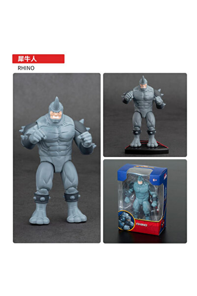 Choice7 لعبة مجسم الحركة الأصلي ZD من راينو مقاس 4 بوصات، الرجل الحديدي، العن...