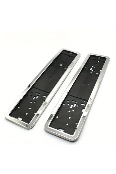 Choice5 حامل لوحة ترخيص من الفولاذ المقاوم للصدأ (قطعتان) - إطار لوحة ترخيص م...