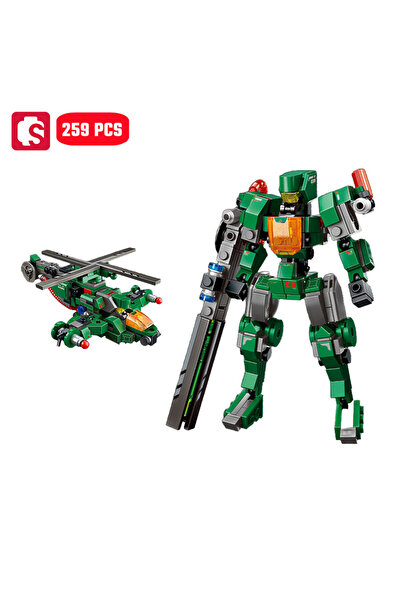 Choice3 مجموعة بناء روبوتات متحولة من سيمبو، 259 قطعة، بدون صندوق