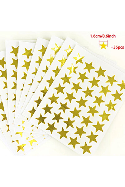Choice5 A 10 Sheets/Pack Of Children'S Gold-Plated Award Glitter Stickers Mot...