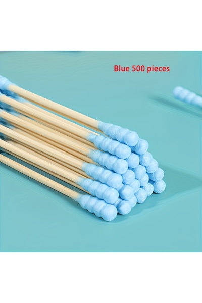 Choice1 ٥٠٠ قطعة زرقاء، ٥٠٠ قطعة من إسفنجات مزدوج الأطراف مضاد للحساسية ، ورد...