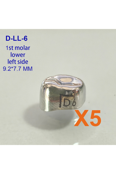 Choice1 D-LL-6 48 Position Dental Temporary Crowns 5-48pcs/box Stainless Stee...