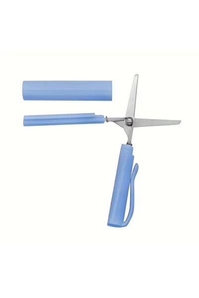 Choice1 مقص واحد أزرق اللون، مصنوع من الفولاذ المقاوم للصدأ المتين، بطول يترا...