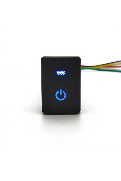 Choice1 Power 1Pc Car Blue LED Light Front Fog Lamp Power On Off Switch Butto...