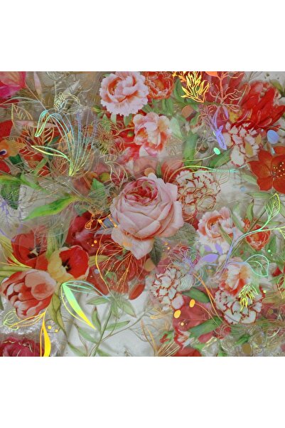 Choice1 D4 40 sheets/pack Vintage Gilding Green Leaf Flower Notebook Decorati...