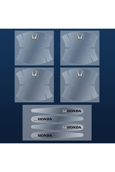 choice2 8 قطع من ملصقات حماية مقابض أبواب السيارات من الخدوش لهوندا سيفيك أكو...