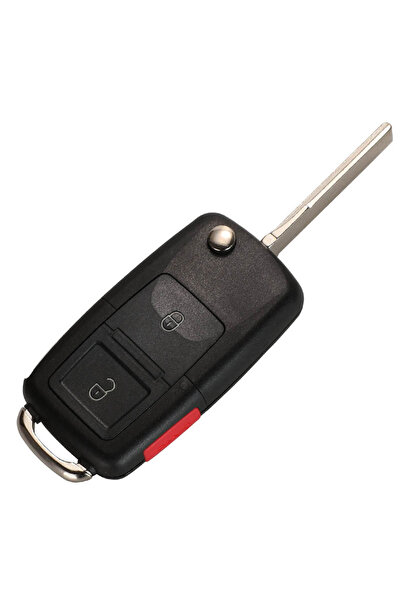 choice2 2BTN Panic jingyuqin Uncut Blade 2/3/4Butt Flip Remote Key Fob Case S...