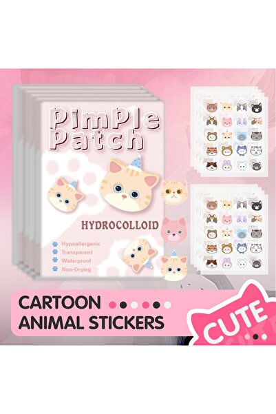 Choice 300 قطعة أو 600 قطعة من لصقات حب الشباب الكرتونية، لصقات إخفاء عيوب ال...