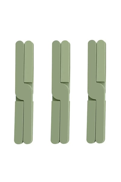 Choice5 20x3.2cm green 3 Pack Heat-Resistant Foldable Silicone Trivets,Foldin...